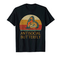 Antisocial Monarch Butterfly Lover Funny T-Shirt - Trendy Graphic Unisex - T-Shirt, Sweatshirt, Hoodie