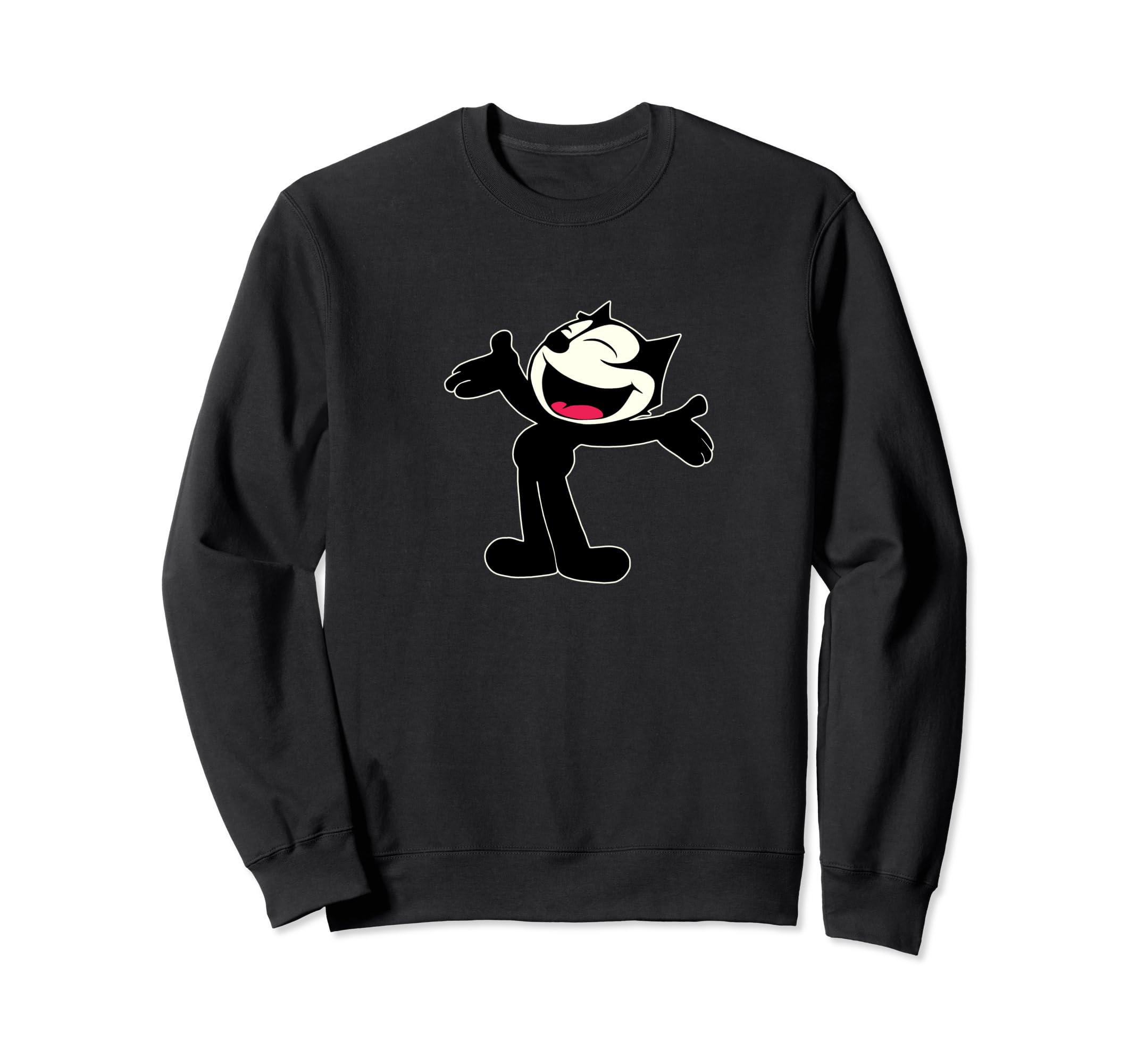 Felix Cat Cartoon Giant Lowrider Sweatshirt - Minimalist Print for Adults - T-Shirt, Sweatshirt, Hoodie