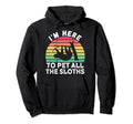 Sloth Lover Funny Sloths Owner Sunset Mom Hoodie - Custom Art Print Unisex - T-Shirt, Sweatshirt, Hoodie