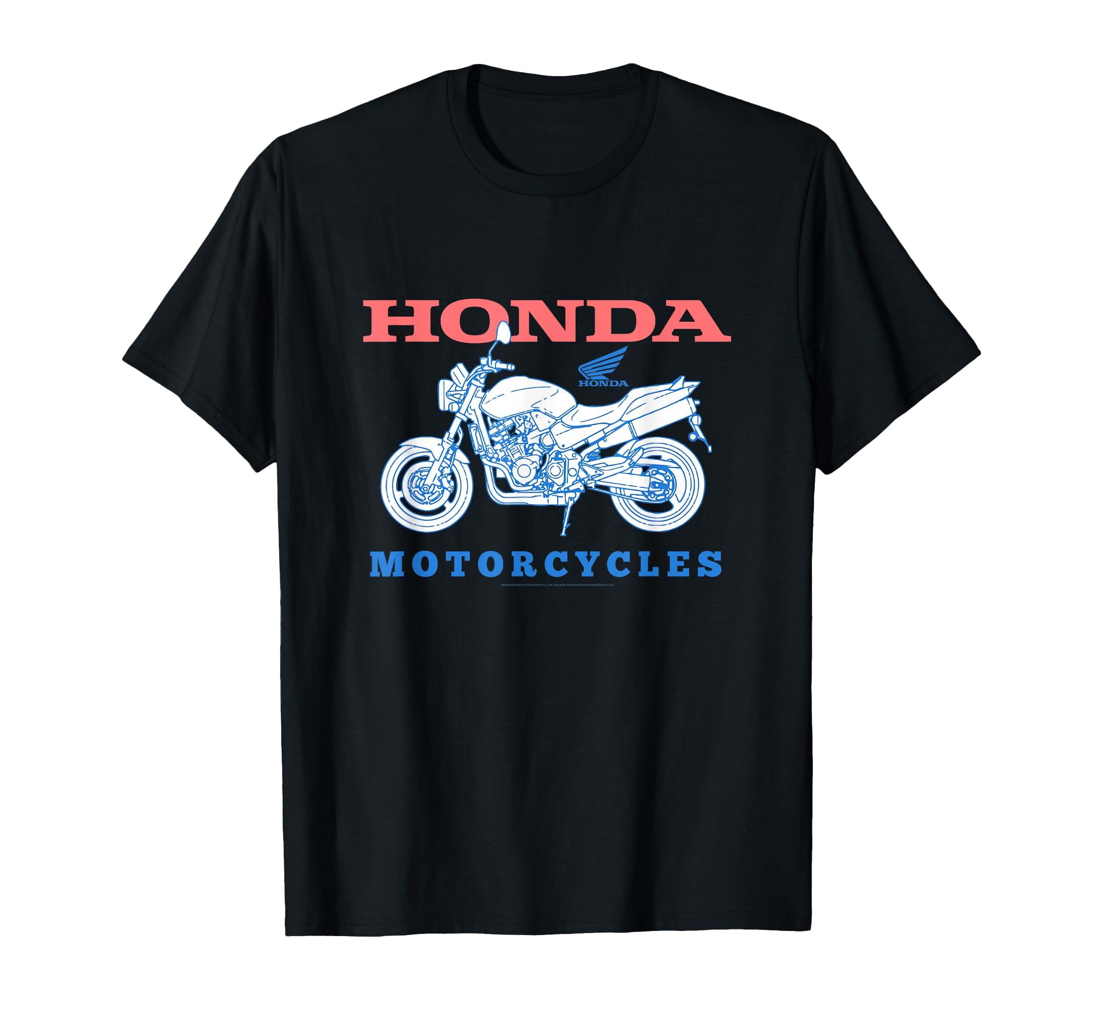 Honda Powersports Red White Blue T-Shirt - Novelty Apparel Men Women - T-Shirt, Sweatshirt, Hoodie