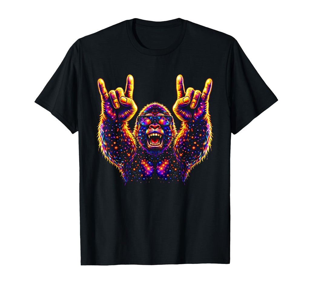 Galaxy Gorilla Sunglasses 80S 90S T-Shirt - Casual Everyday Wear Unisex - T-Shirt, Sweatshirt, Hoodie