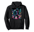 Vaporwave Kaiju 80S Synthwave Hoodie - Streetwear Style Unisex - T-Shirt, Sweatshirt, Hoodie