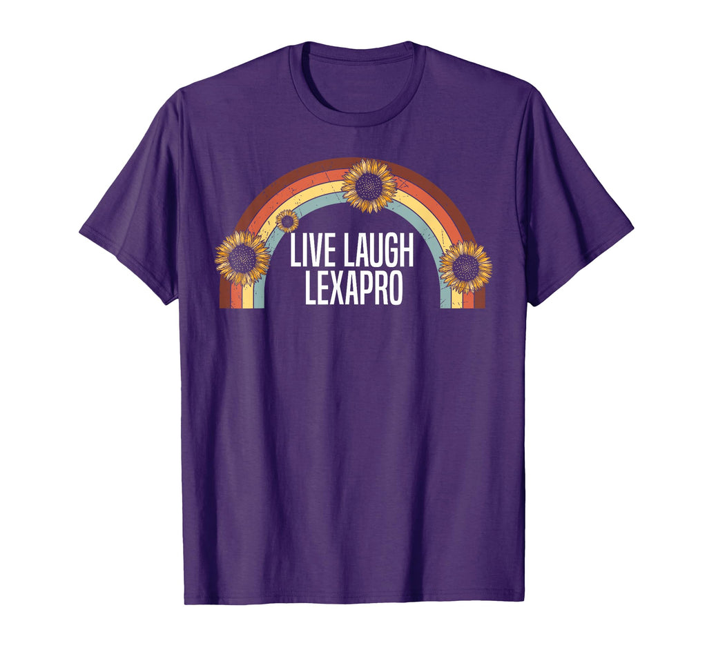 Live Laugh Lexapro Trendy Mental T-Shirt - Casual Everyday Wear Men Women - T-Shirt, Sweatshirt, Hoodie