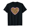 Leopard Cheetah Heart Animal 80S Neon T-Shirt - Unique Graphic for Adults - T-Shirt, Sweatshirt, Hoodie