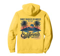 Vibes California Beach Ocean West Coast Hoodie - Custom Art Print Unisex - T-Shirt, Sweatshirt, Hoodie