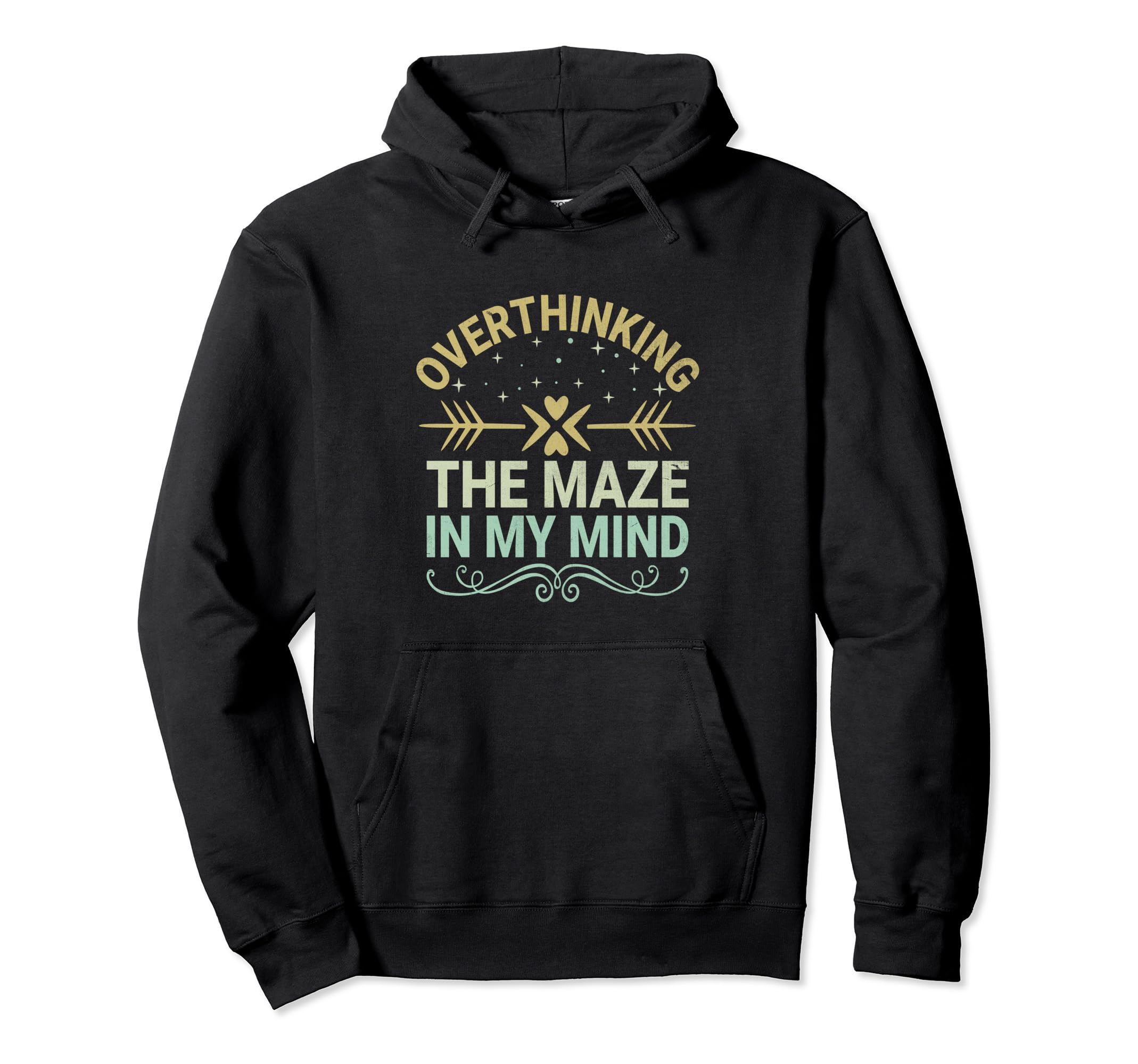 Overthinking Overthinker Funny Hoodie - Casual Everyday Wear Men Women - T-Shirt, Sweatshirt, Hoodie
