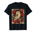 Art Nouveau Aesthetic Owl Roses Garden T-Shirt - Graphic Print Men Women - T-Shirt, Sweatshirt, Hoodie