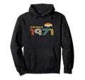 Born 1971 51St Birthday Sunset Womens Hoodie - Graphic Print for Adults - T-Shirt, Sweatshirt, Hoodie