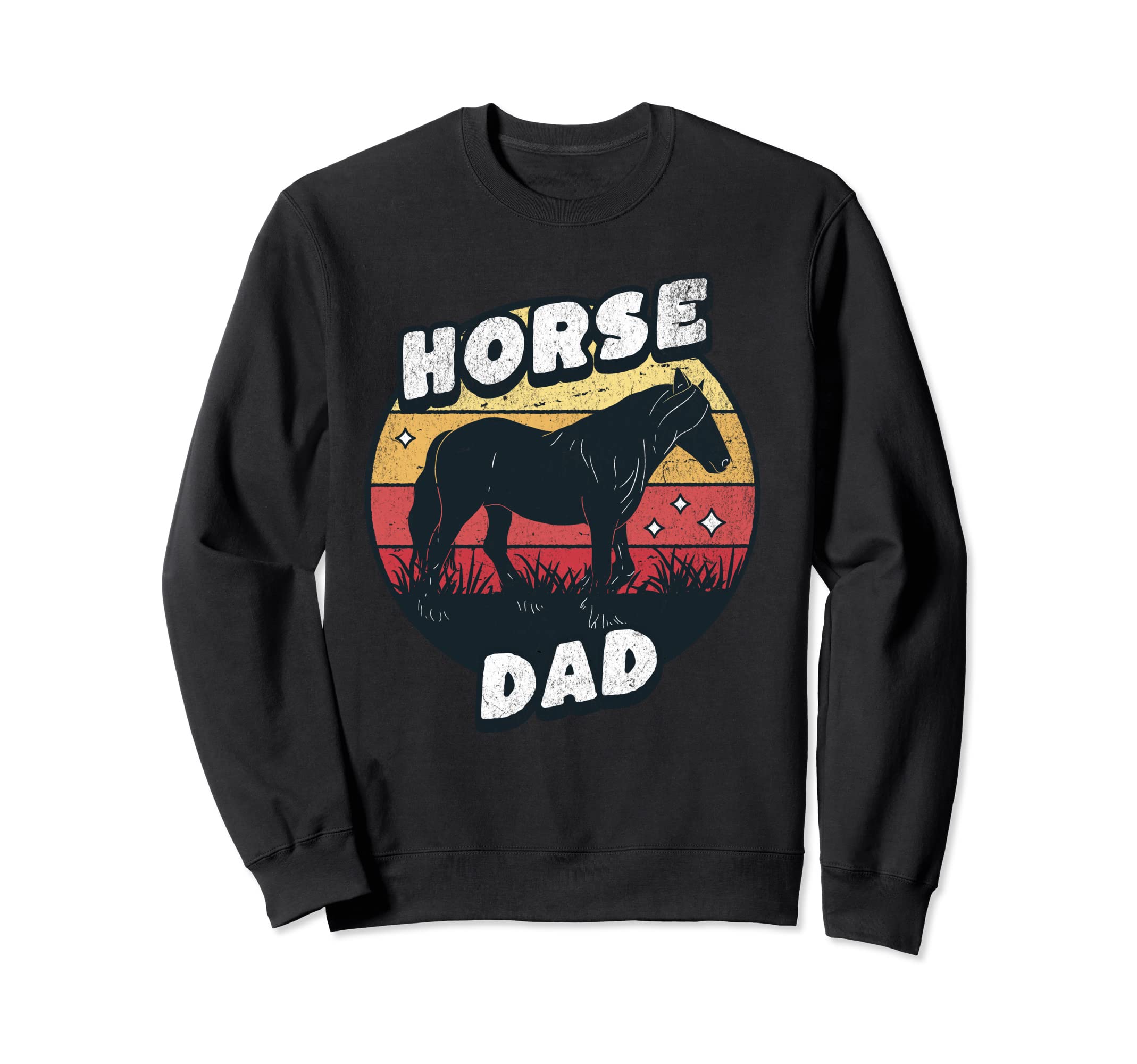 Horse Dad Cowboy Western Horse Rider Sweatshirt - Unique Graphic Men Women - T-Shirt, Sweatshirt, Hoodie