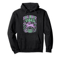 Egg Hunt Vibes Groovy Easter Bunny Hoodie - Novelty Apparel Unisex - T-Shirt, Sweatshirt, Hoodie