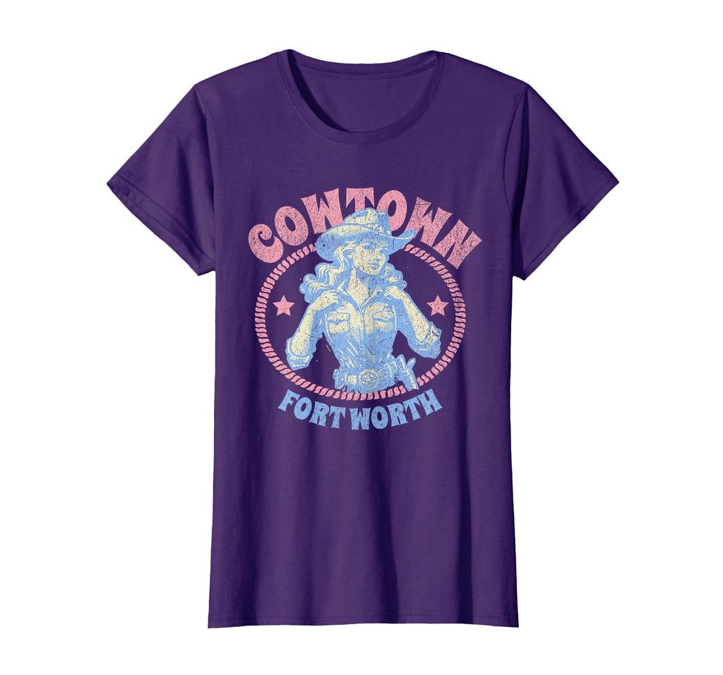 Cowtown Fort Worth Texas Western Cowgirl T-Shirt - Unique Graphic Unisex - T-Shirt, Sweatshirt, Hoodie