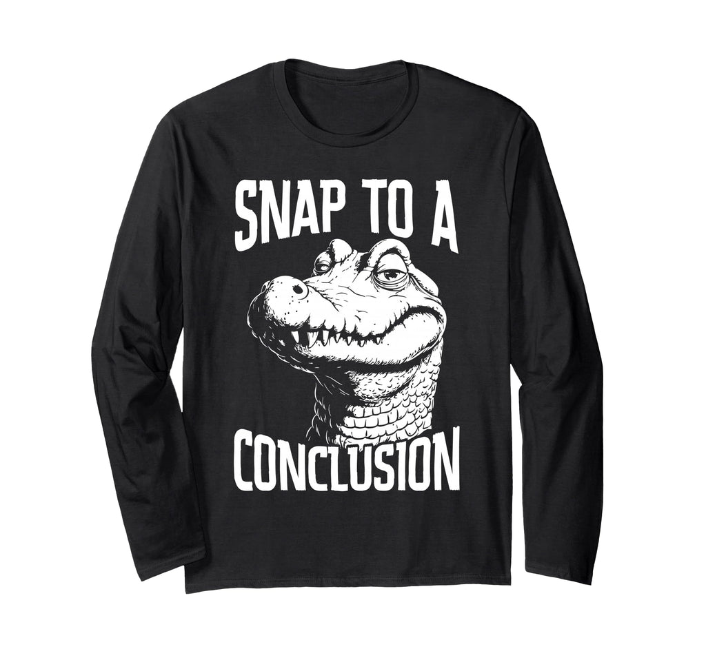 Funny Crocodile Overthinkers And T-Shirt - Aesthetic Graphic for Adults - T-Shirt, Sweatshirt, Hoodie