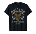 Chicago Local Motorcycle Garage Biker T-Shirt - Unique Graphic for Adults - T-Shirt, Sweatshirt, Hoodie
