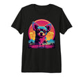 Chihuahua 80S Synthwave Sunset T-Shirt - Novelty Apparel for Adults - T-Shirt, Sweatshirt, Hoodie