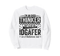 Over Thinker Idgaf Funny Sweatshirt - Fun Novelty Design for Adults - T-Shirt, Sweatshirt, Hoodie