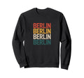 Berlin Stacked Typography City Sweatshirt - Trendy Graphic Unisex - T-Shirt, Sweatshirt, Hoodie