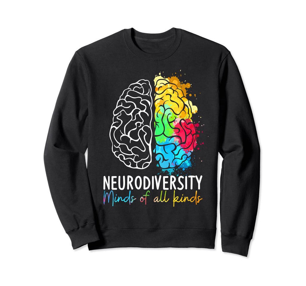 Neurodiversity Autism Spectrum Asd Sweatshirt - Minimalist Print Men Women - T-Shirt, Sweatshirt, Hoodie
