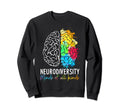 Neurodiversity Autism Spectrum Asd Sweatshirt - Minimalist Print Men Women - T-Shirt, Sweatshirt, Hoodie