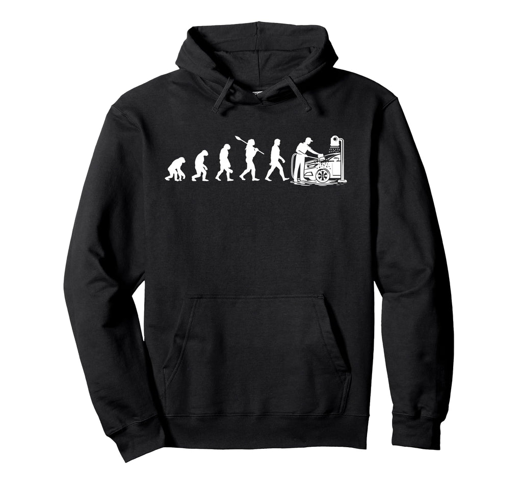 Evolution Automobile Cleaner Funny Hoodie - Aesthetic Graphic for Adults - T-Shirt, Sweatshirt, Hoodie