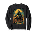 Big Foot Riding Bike Bigfoot Sweatshirt - Aesthetic Graphic Unisex - T-Shirt, Sweatshirt, Hoodie