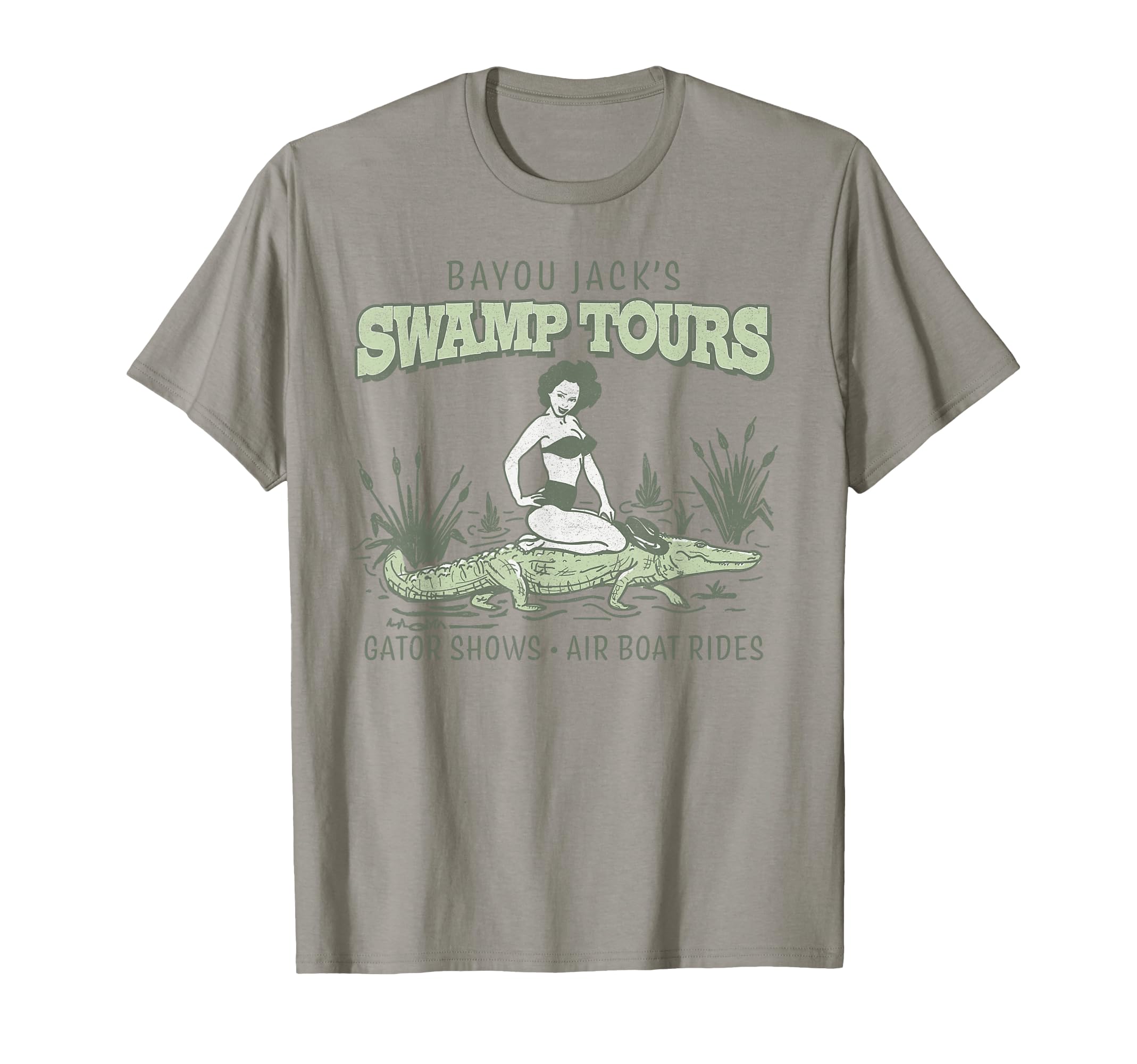 Pin Up Louisiana Swamp Tours T-Shirt - Casual Everyday Wear Men Women - T-Shirt, Sweatshirt, Hoodie