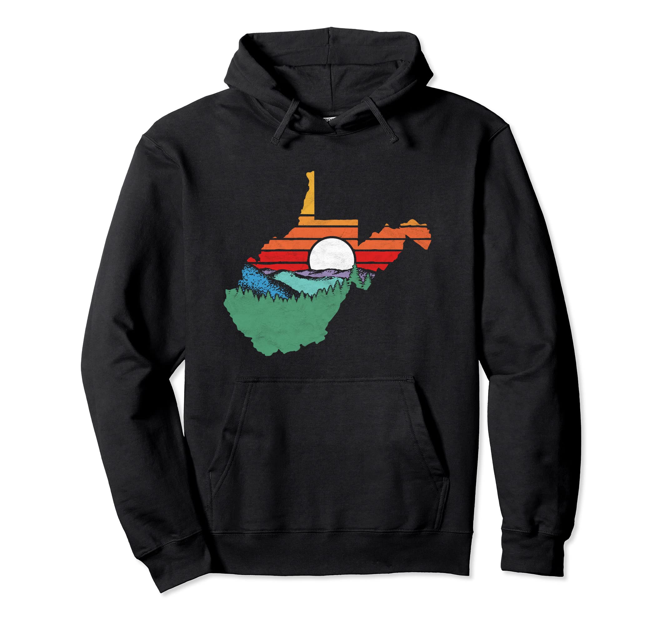 West Virginia Outdoors Nature Hoodie - Streetwear Style Men Women - T-Shirt, Sweatshirt, Hoodie