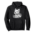 Tattoo Lover West Highland White Hoodie - Custom Art Print for Adults - T-Shirt, Sweatshirt, Hoodie