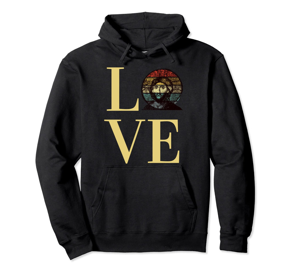 Jesus Christs Love Byzantine Faith Icon Hoodie - Fun Novelty Design Unisex - T-Shirt, Sweatshirt, Hoodie
