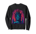 Synthwave Zombie Statue Liberty Sweatshirt - Custom Art Print Men Women - T-Shirt, Sweatshirt, Hoodie