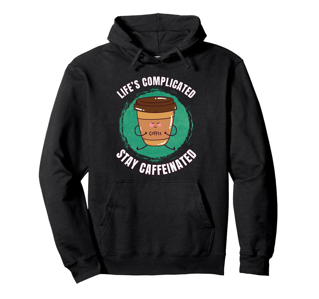 Funny Coffee Motivation Caffeine Hoodie - Fun Novelty Design Unisex - T-Shirt, Sweatshirt, Hoodie