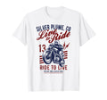Silver Plume Colorado Motorcycle Skull T-Shirt - Trendy Graphic for Adults - T-Shirt, Sweatshirt, Hoodie