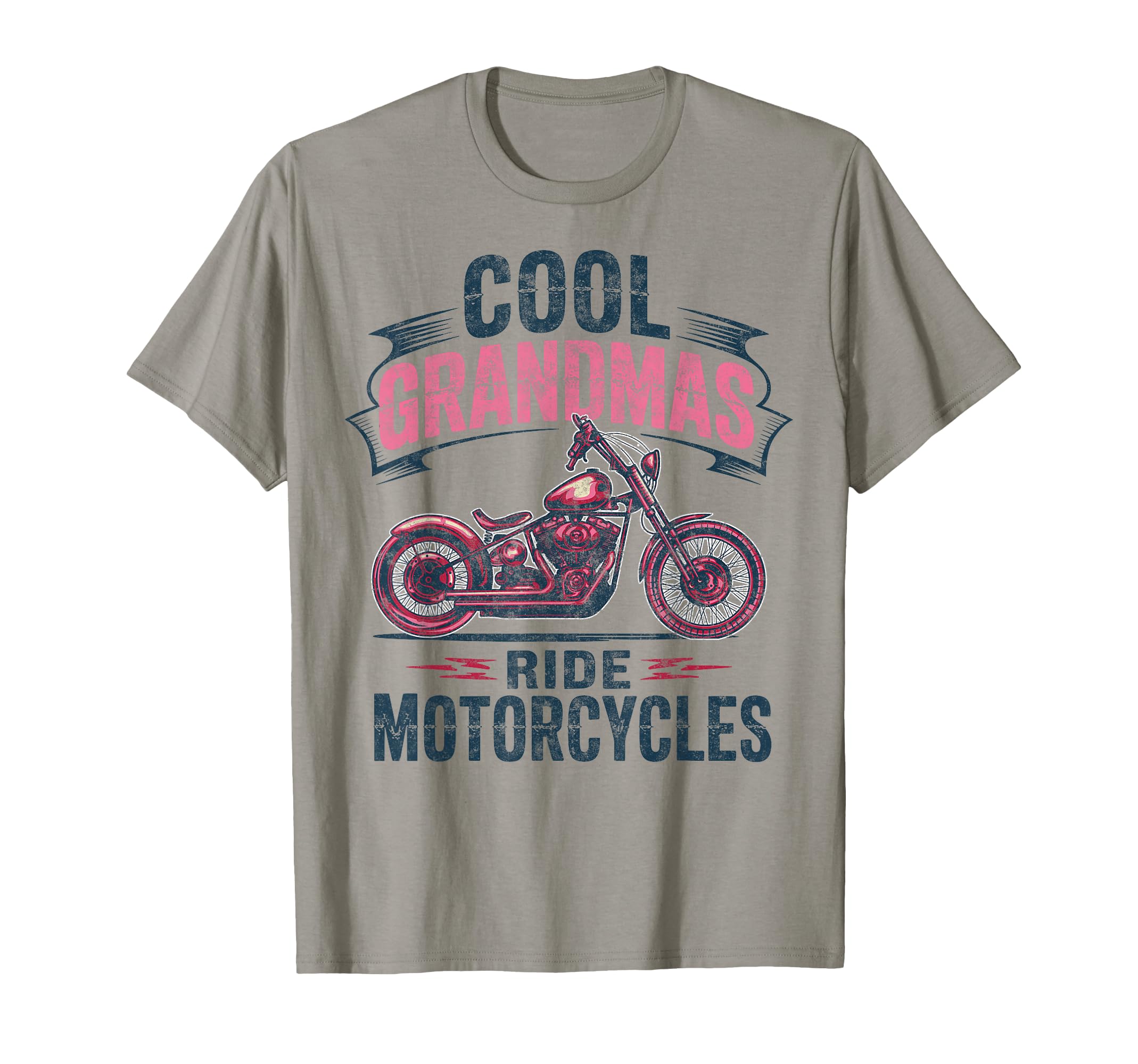 Grandmas Ride Motorcycles Biker Grandma T-Shirt - Unique Graphic Men Women - T-Shirt, Sweatshirt, Hoodie