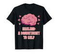 Healing Commitment To Self Mental T-Shirt - Aesthetic Graphic for Adults - T-Shirt, Sweatshirt, Hoodie