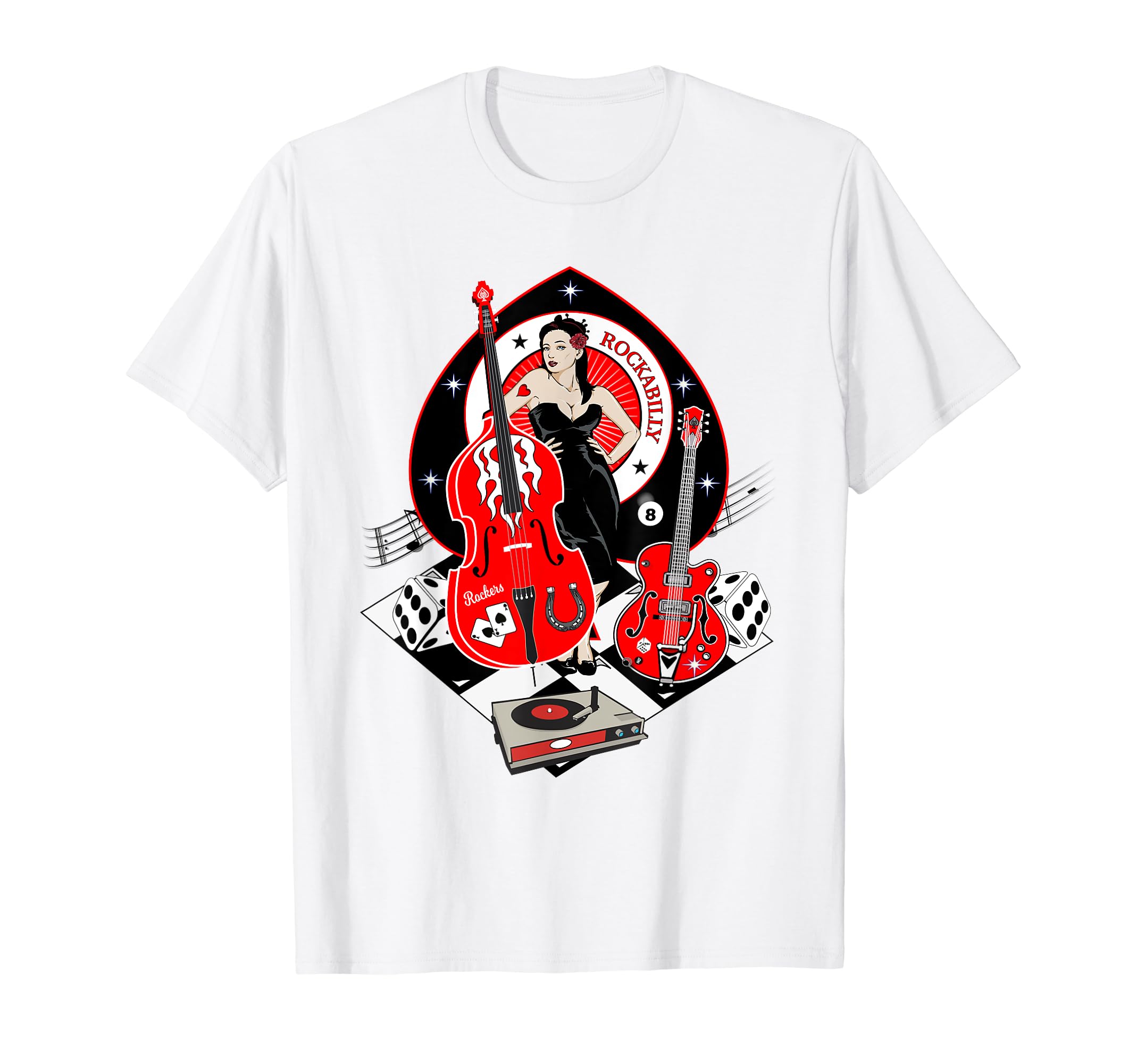 Rockabilly 50S Pinup 1950S T-Shirt - Streetwear Style for Adults - T-Shirt, Sweatshirt, Hoodie