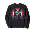 80S Synthwave German Shepherd Sweatshirt - Unique Graphic Unisex - T-Shirt, Sweatshirt, Hoodie