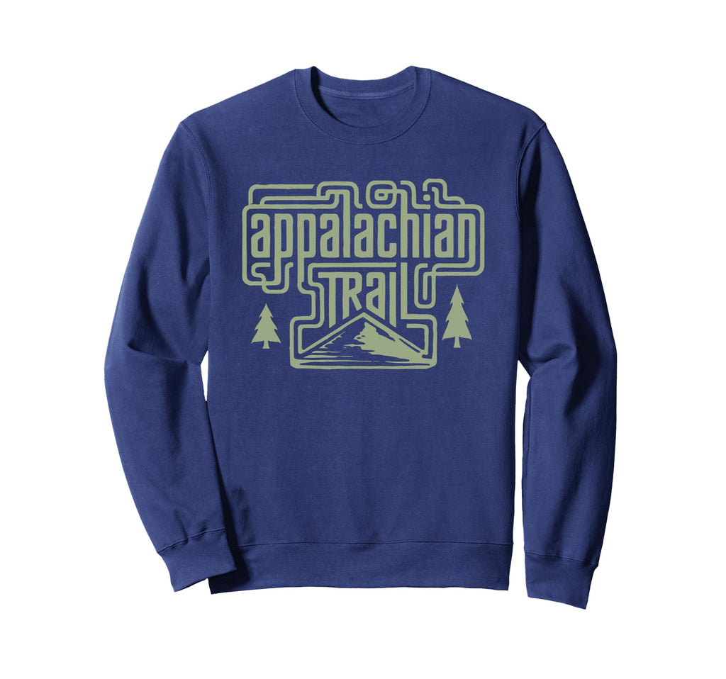 Appalachian Trail Groovy Typography Sweatshirt - Trendy Graphic Men Women - T-Shirt, Sweatshirt, Hoodie