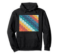 Colorful Floral Mosaic Hexagon Pattern Hoodie - Graphic Print Men Women - T-Shirt, Sweatshirt, Hoodie