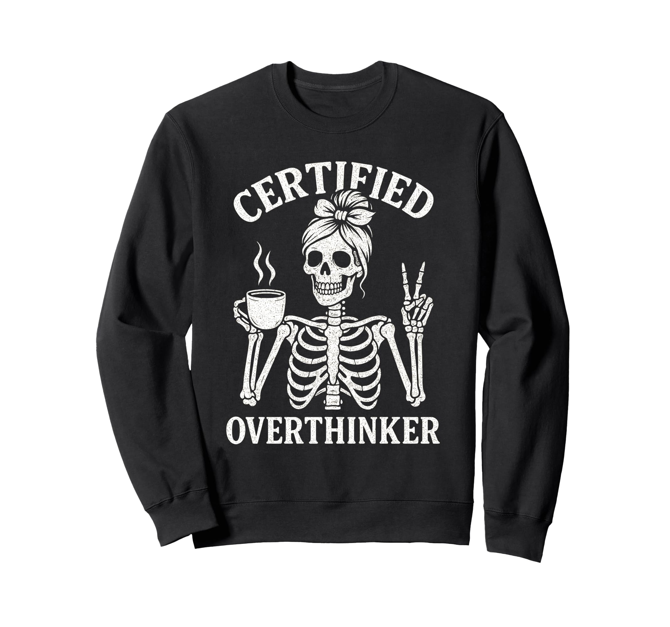 Certified Overthinker Funny Sweatshirt - Casual Everyday Wear for Adults - T-Shirt, Sweatshirt, Hoodie