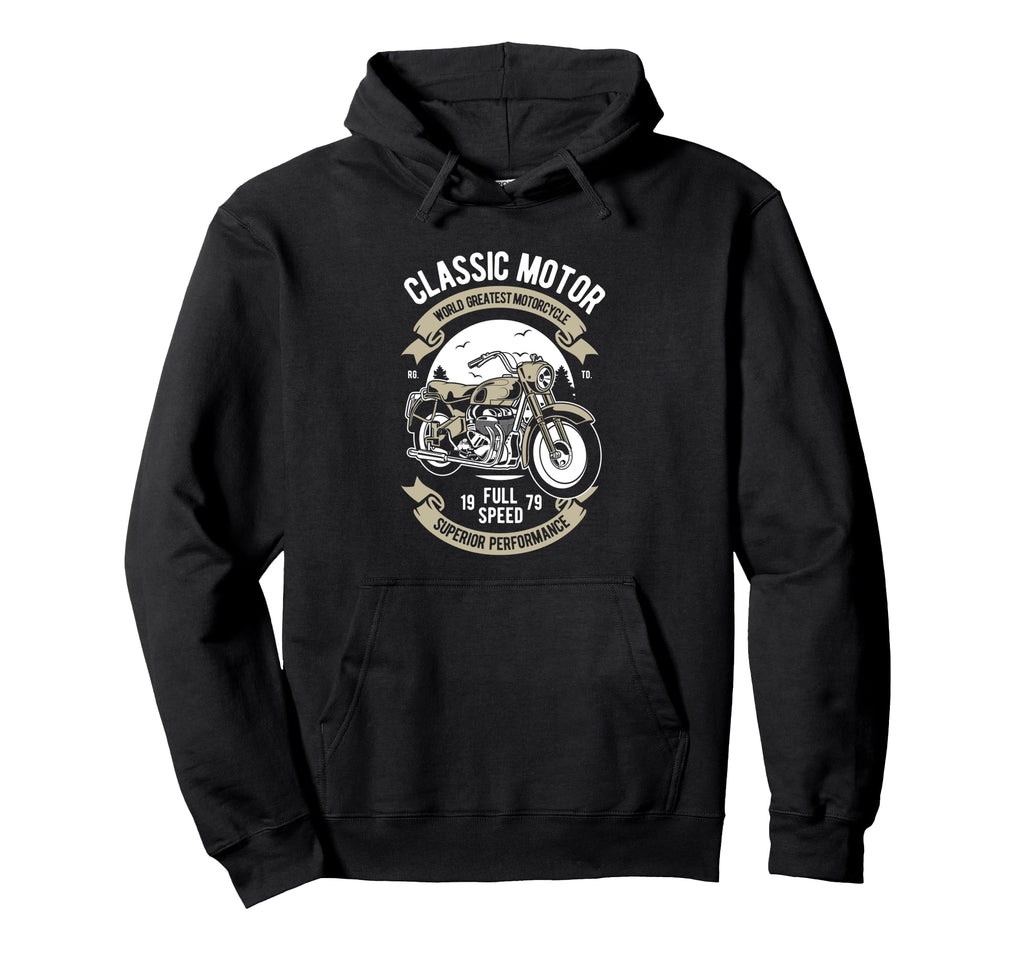 Biker Motorcycle Bike Engine Hoodie - Minimalist Print Unisex - T-Shirt, Sweatshirt, Hoodie