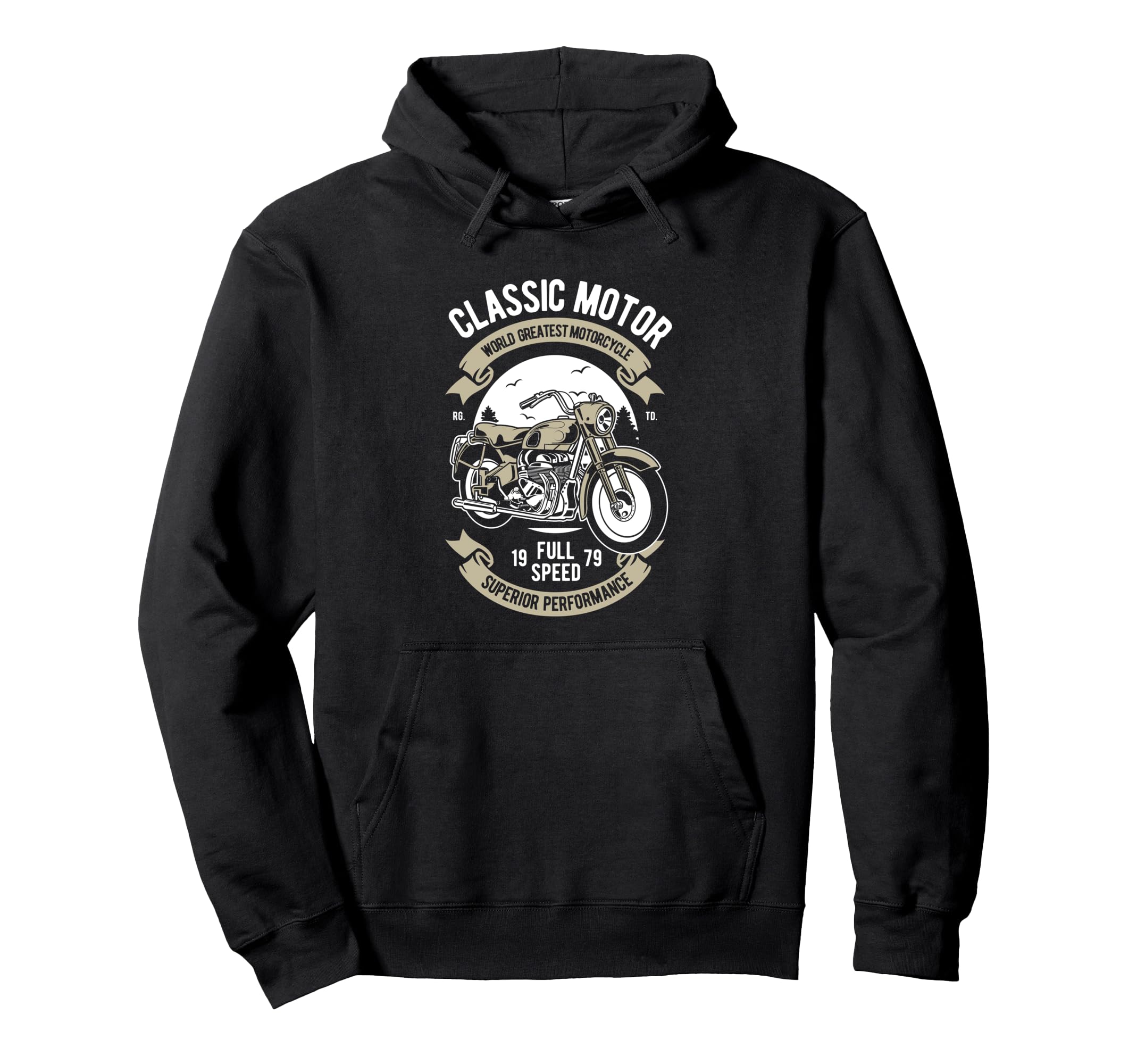 Biker Motorcycle Bike Engine Hoodie - Minimalist Print Unisex - T-Shirt, Sweatshirt, Hoodie