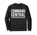 Funny Overthinkers Command Central T-Shirt - Fun Novelty Design Men Women - T-Shirt, Sweatshirt, Hoodie