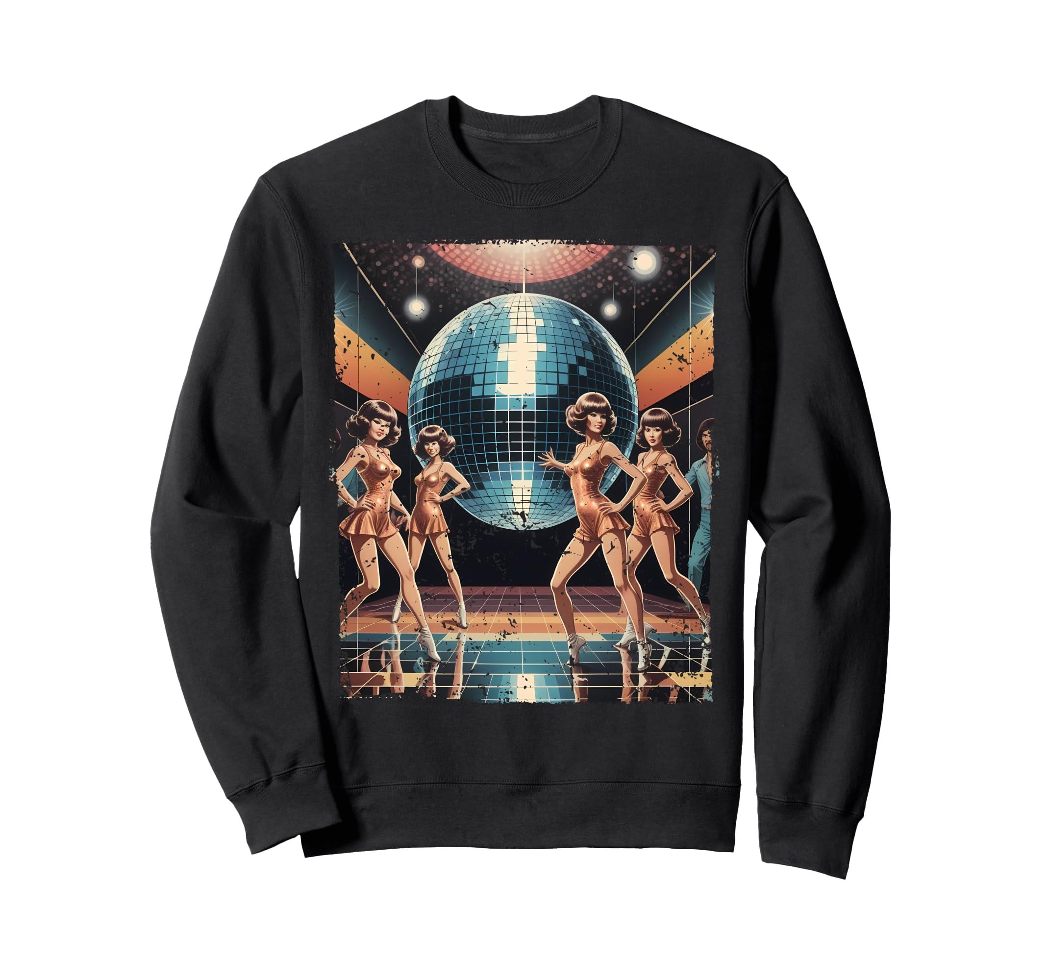 Aesthetic Disco Ball Party Sweatshirt - Custom Art Print Unisex - T-Shirt, Sweatshirt, Hoodie