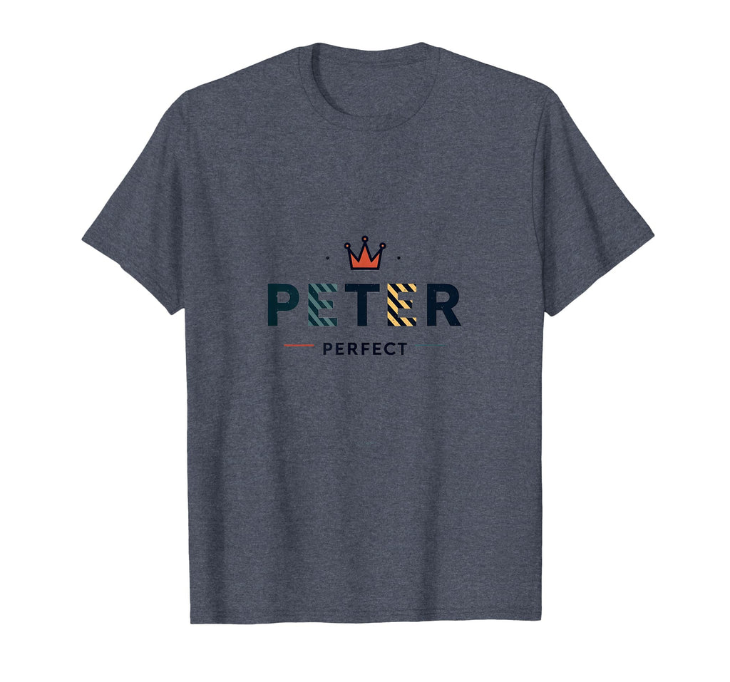Peter Peter Royal Crown Typography Art T-Shirt - Trendy Graphic for Adults - T-Shirt, Sweatshirt, Hoodie