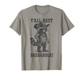 Cowboy Raccoon Yall Best Skedaddle T-Shirt - Custom Art Print for Adults - T-Shirt, Sweatshirt, Hoodie