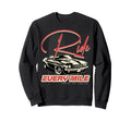 Muscle Car Birthday Automotive Sweatshirt - Fun Novelty Design for Adults - T-Shirt, Sweatshirt, Hoodie