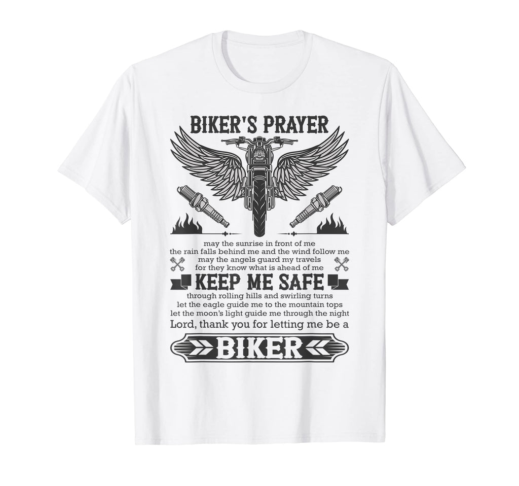 Bikers Prayer Biker Stuff Motorcycle T-Shirt - Minimalist Print Unisex - T-Shirt, Sweatshirt, Hoodie
