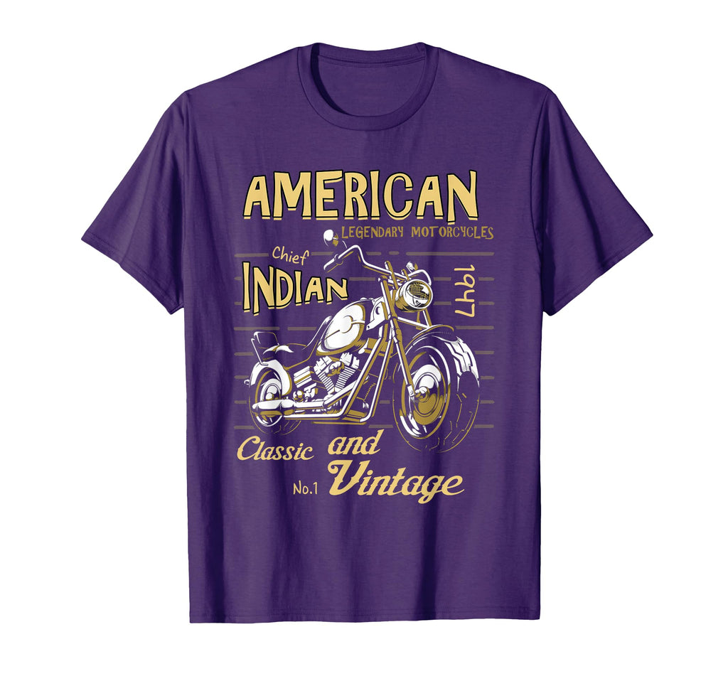 American Motorcycle Indian Old Biker Gifts T-Shirt - Trendy Graphic Unisex - T-Shirt, Sweatshirt, Hoodie