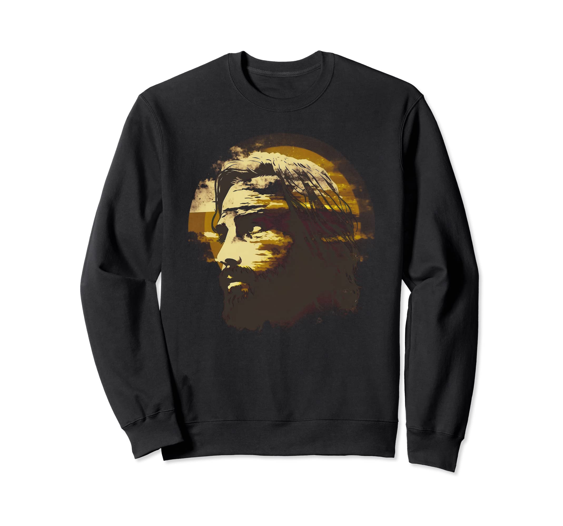 Sunset Jesus Sweatshirt - Aesthetic Graphic Unisex - T-Shirt, Sweatshirt, Hoodie