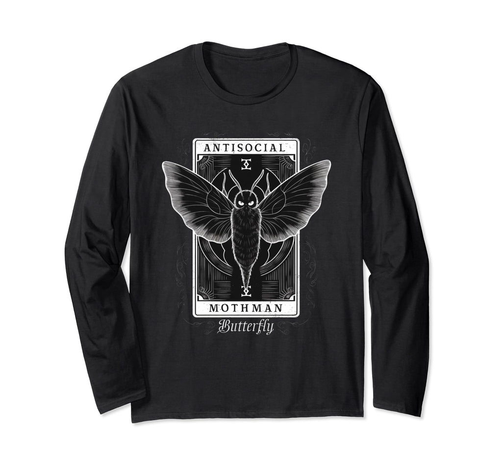 Antisocial Butterfly Fairy Grunge T-Shirt - Fun Novelty Design Men Women - T-Shirt, Sweatshirt, Hoodie