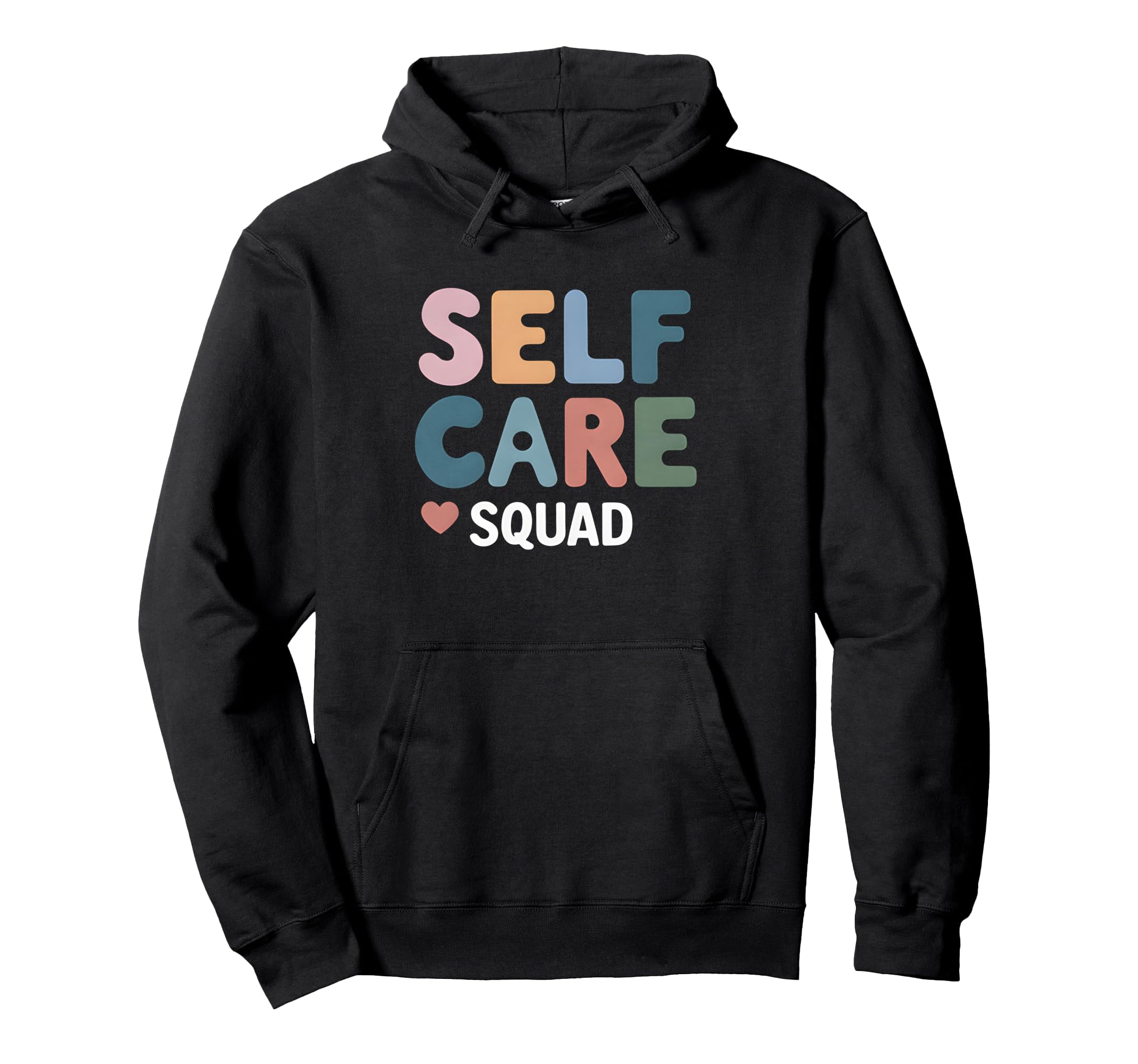 Mental Health Awareness Self Care Squad Hoodie - Minimalist Print Unisex - T-Shirt, Sweatshirt, Hoodie